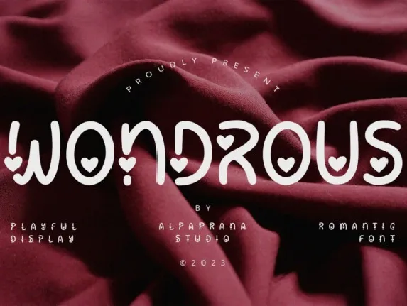 Wondrous font