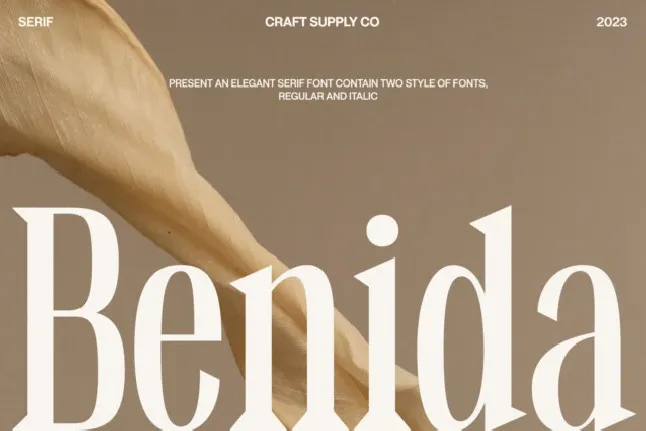 Benida font