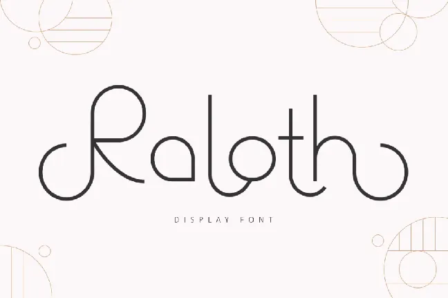 Raloth font