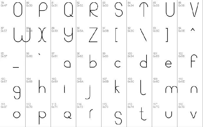 Raloth font