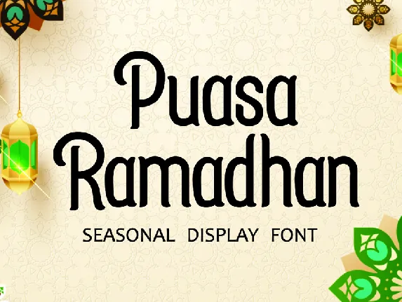 Puasa Ramadhan font