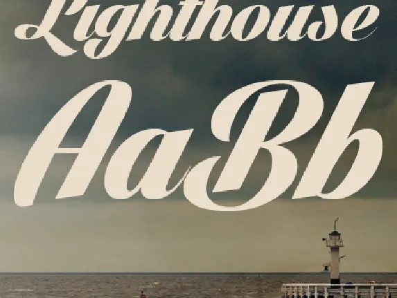 Lighthouse Personal Use font