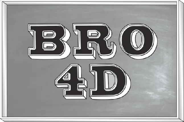 Bro 4D Demo font