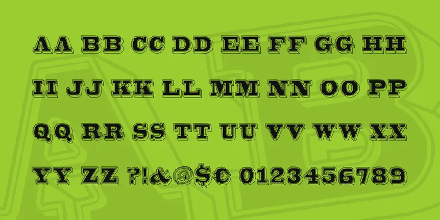 Bro 4D Demo font