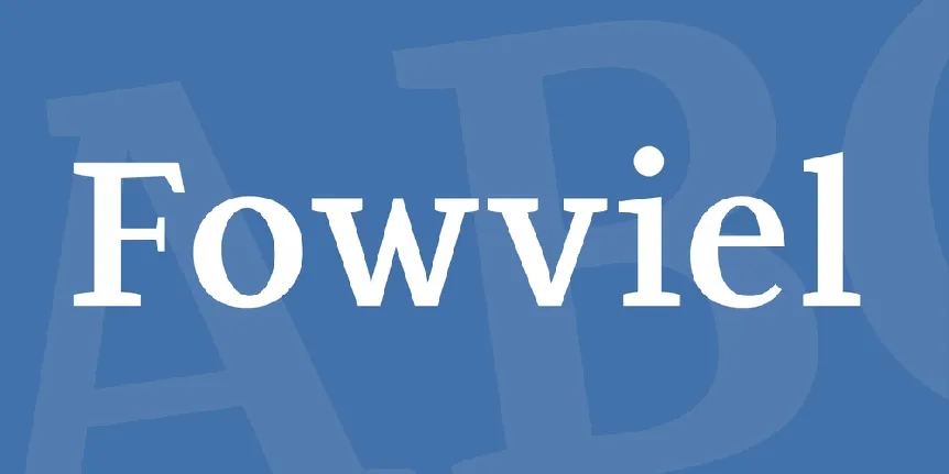 Fowviel font