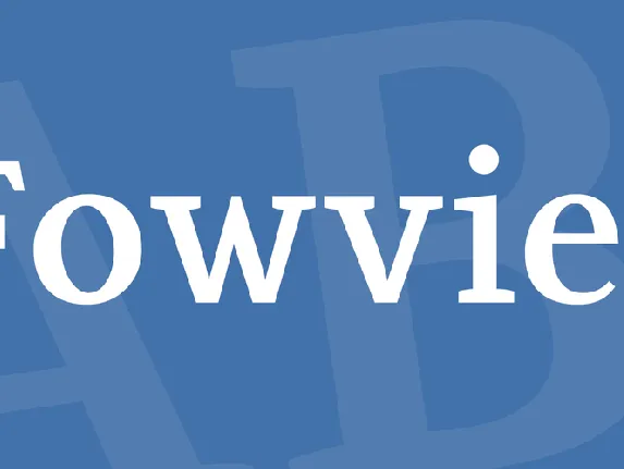 Fowviel font