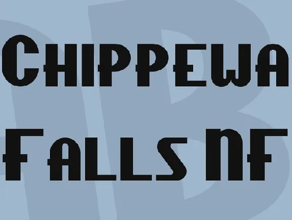 Chippewa Falls NF font