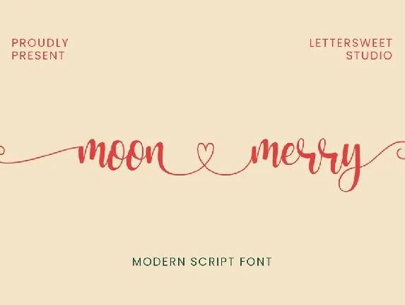 Moon Merry font