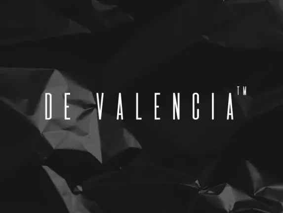 De Valencia font