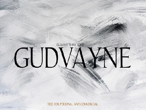 Gudvayne Typeface font