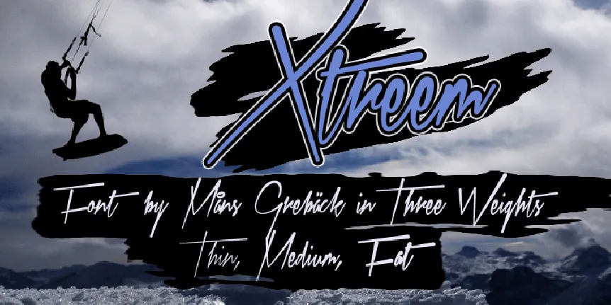 Xtreem font