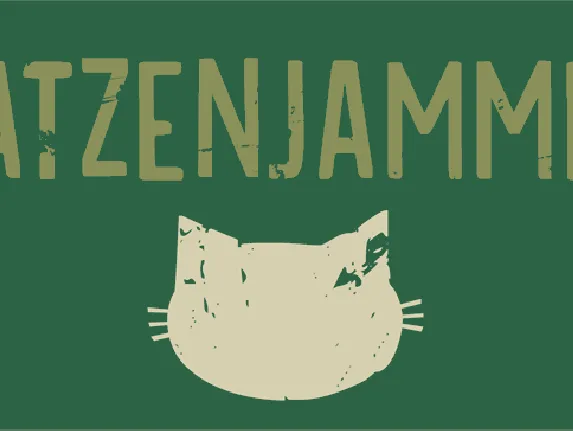 DK Katzenjammer font