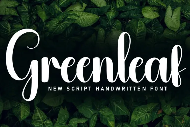 Greenleaf Script font