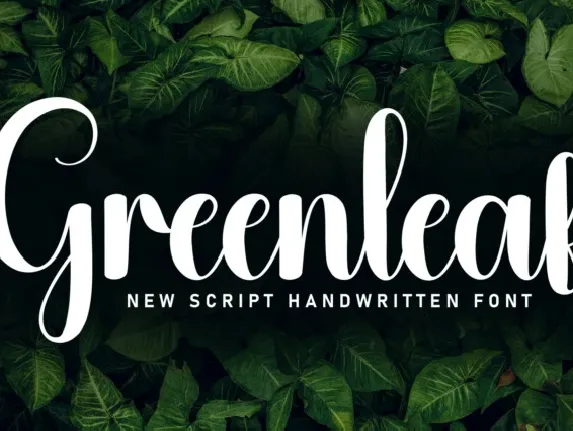 Greenleaf Script font