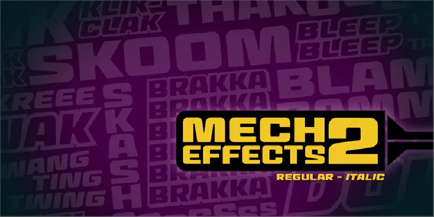 MechEffects2 BB font family