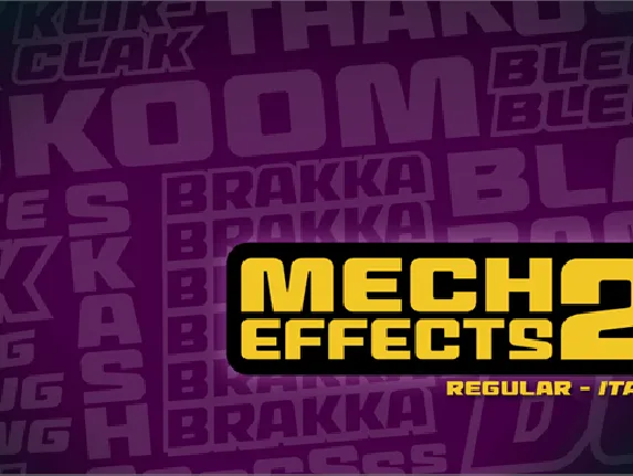 MechEffects2 BB font family