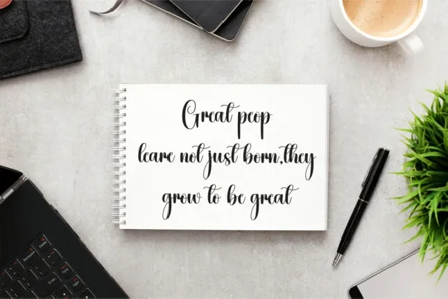 Lately Script font