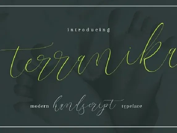 Terranika Handwriting font