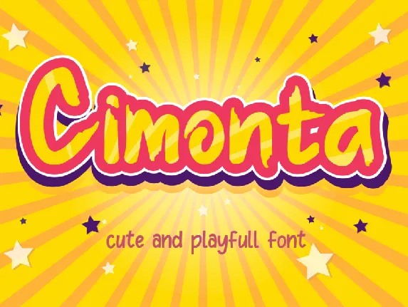 Cimonta Personal Use font