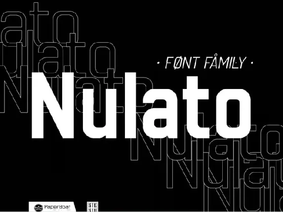 Nulato font