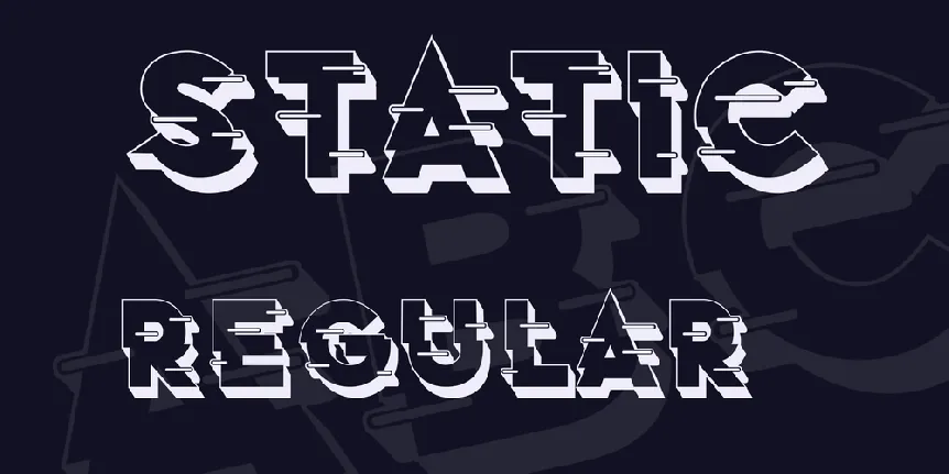 Static font