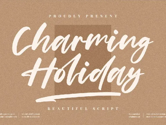 Charming Holiday font