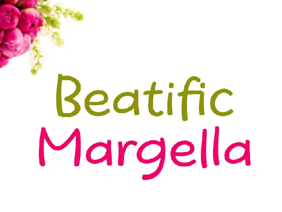 Beatific Margella font