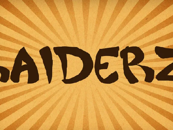 Raiderz font