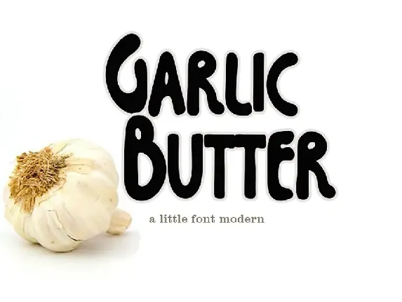 Garlic Butter font