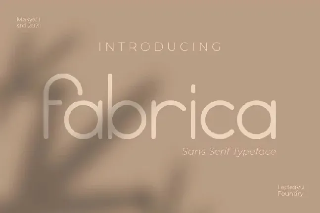 Fabrica font