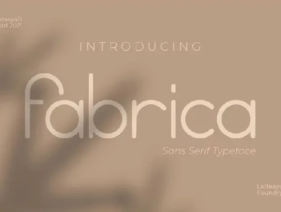 Fabrica font