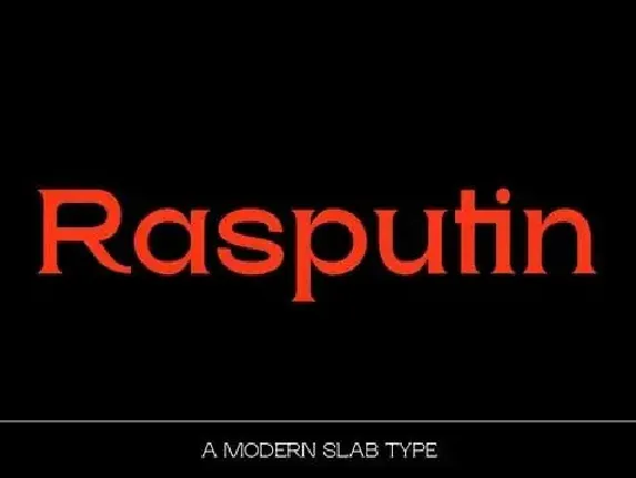 Rasputin Serif Demo font