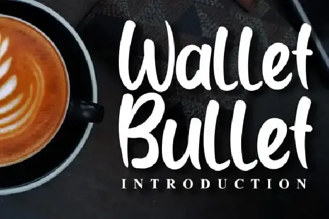 Wallet Bullet Script font