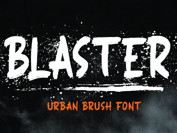 BLASTERAN font