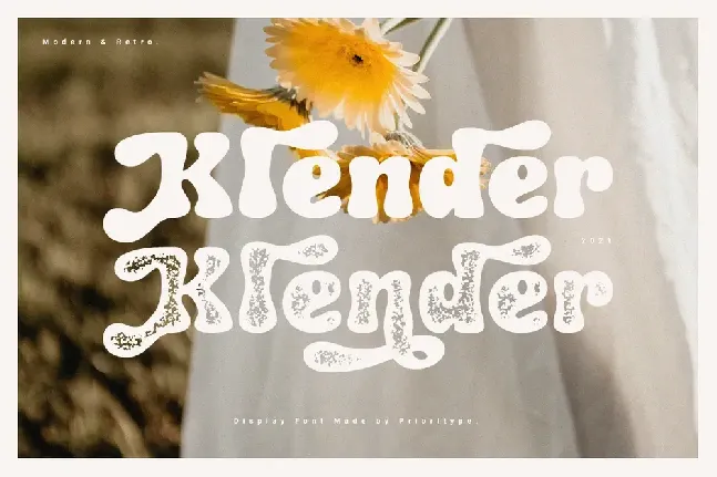 Klender DEMO font