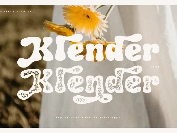 Klender DEMO font