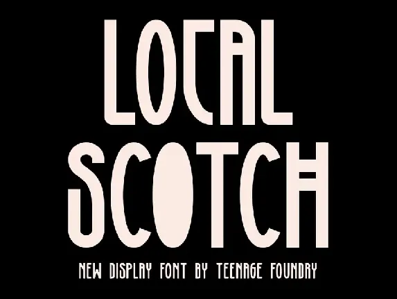 Local Scotch font