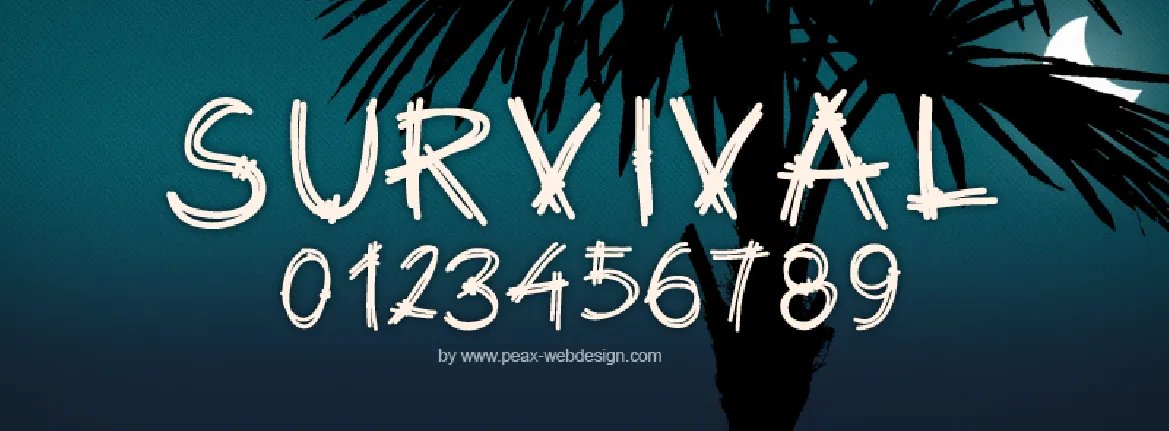 PWSurvival font