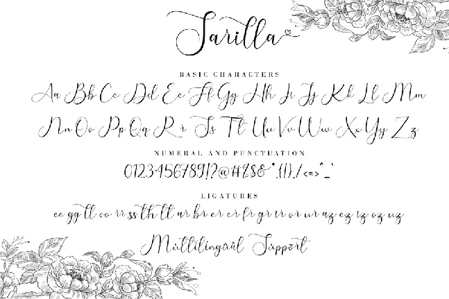 Sarilla font