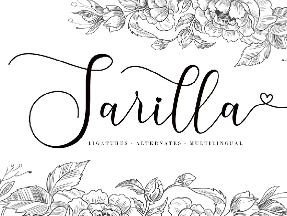 Sarilla font