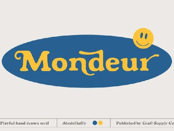 Mondeur font