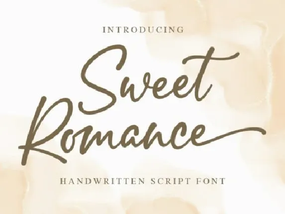 Sweet Romance font