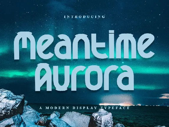 Meantime Aurora font