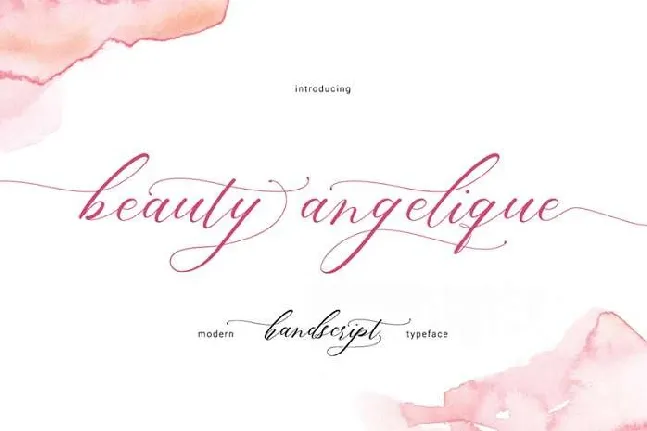 Beauty Angelique font