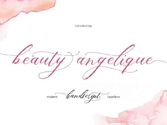 Beauty Angelique font