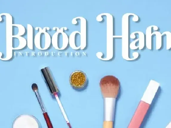 Blood Ham Display font