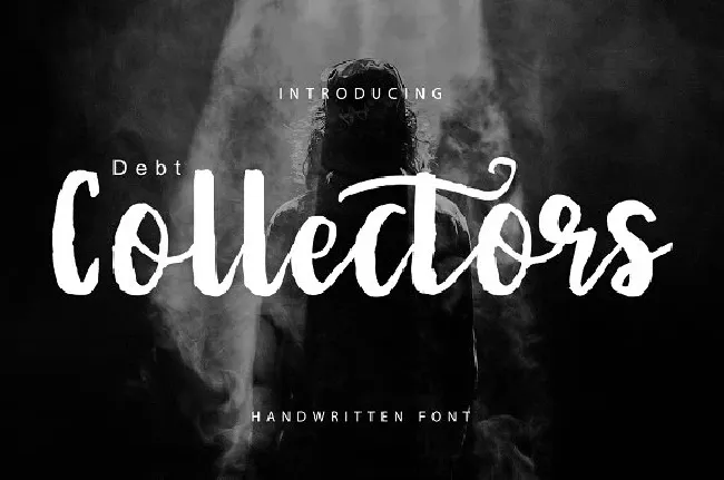 Debt Collectors Brush font