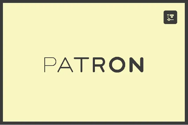 Patron font