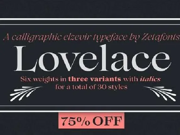 Lovelace font