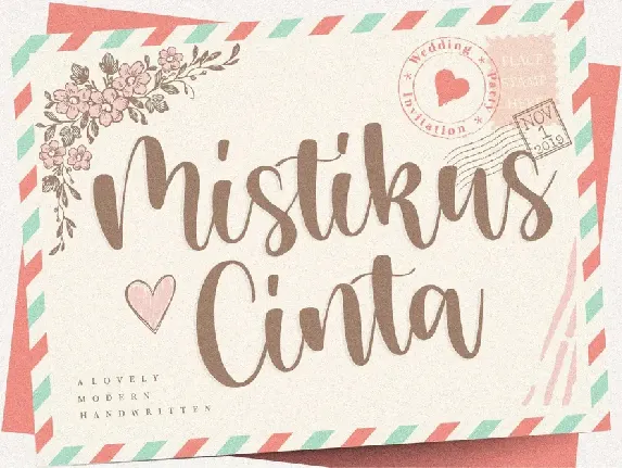 Mistikus Cinta font